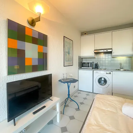 Port Vauban Sea Front 3 Pers Ac Wifi * Антиб