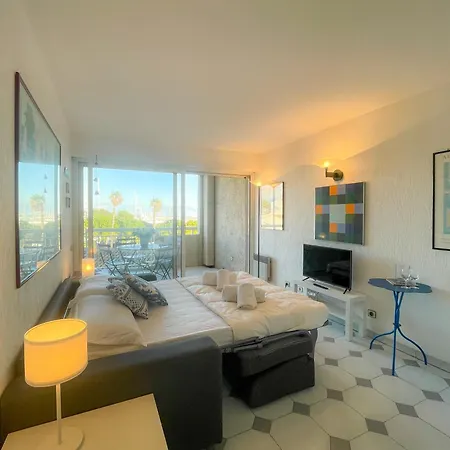 Port Vauban Sea Front 3 Pers Ac Wifi Апартаменты Антиб